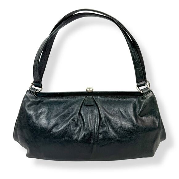 Saks Fifth Avenue Handbags - ❌SOLD❌ Vintage HOBO INTERNATIONAL fine leather kiss lock purse